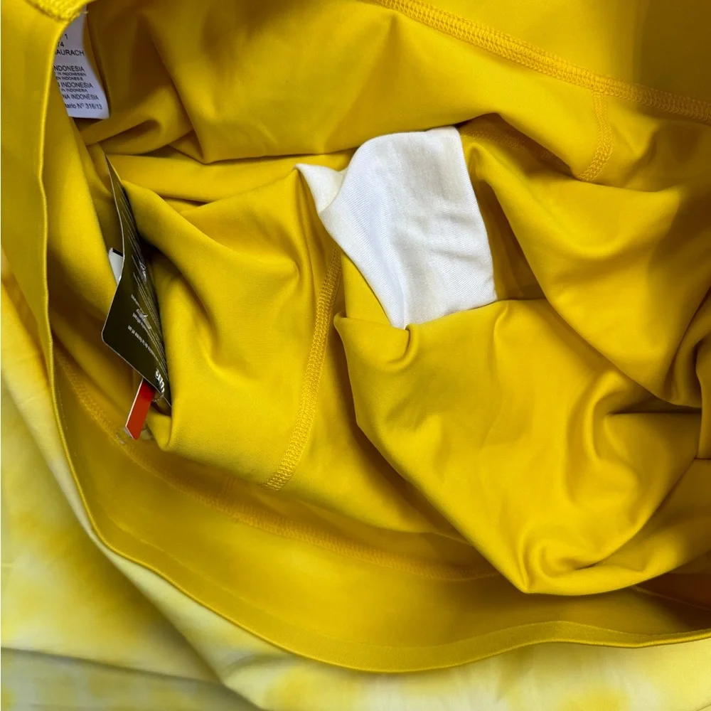 PUMA Golf Pwrshape Skirt Skort Yellow Tie Dye Size XXL 2XL NEW WITH TAGS! POCKET - Picture 8 of 15